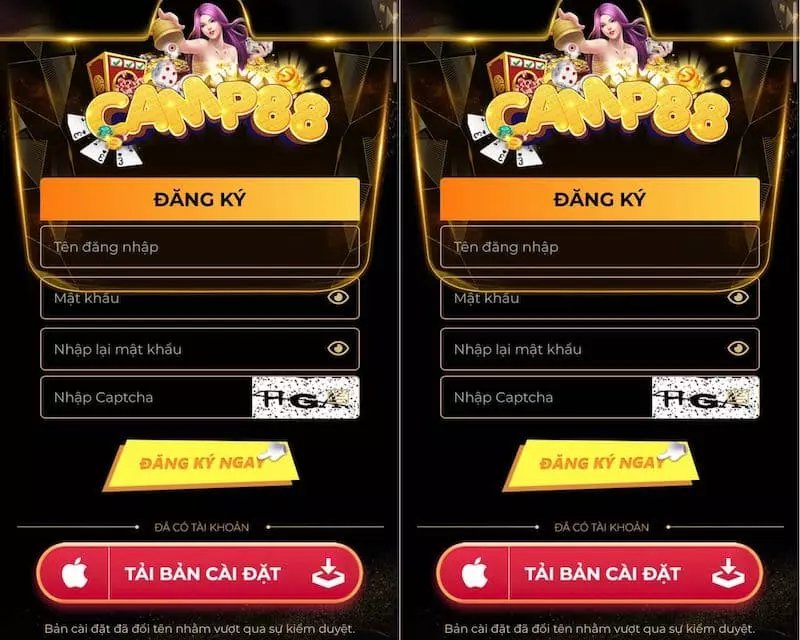 Bắt đầu đăng ký tài khoản ngay tại trang chủ cổng game